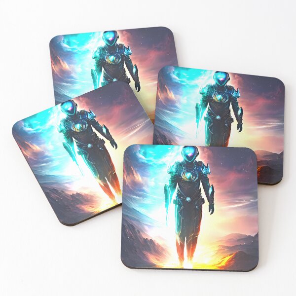 Item preview, Human/Alien War - Decorated Battlefield Warrior - AI Generated Sci Fi Concept Art -  designed and sold by AfroMatic.