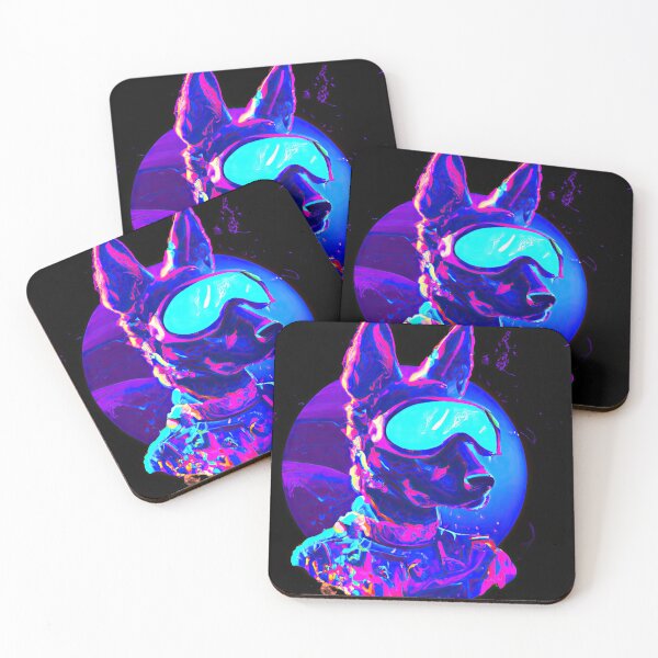 Item preview, Cute and Loving Pup in a Technicolor Future designed and sold by Cosmic-graphics.