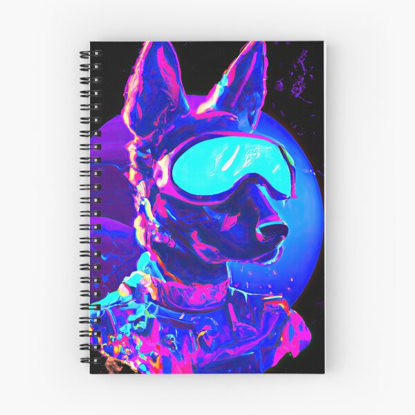 Item preview, Cute and Loving Pup in a Technicolor Future designed and sold by Cosmic-graphics.
