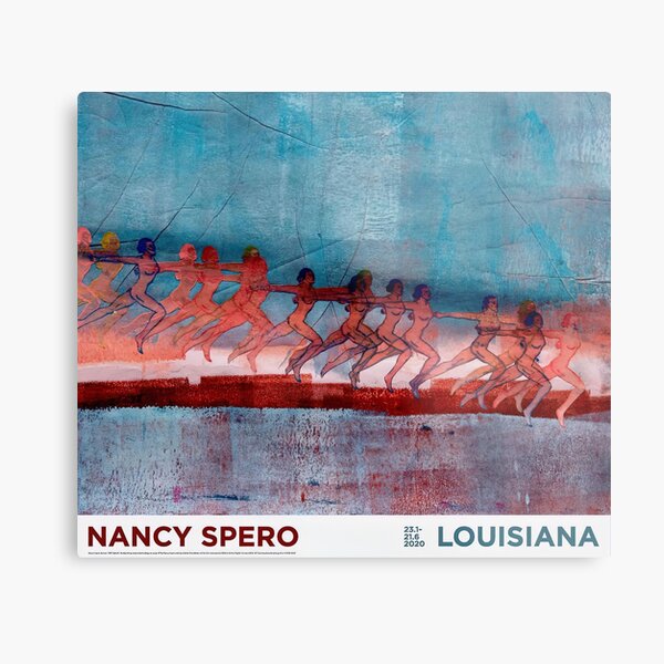 Nancy Spero Runner Metal Print
