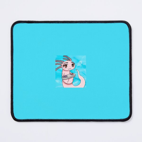 Item preview,  Axolotl Gamer with Ghost pal designed and sold by Becca Dearth.