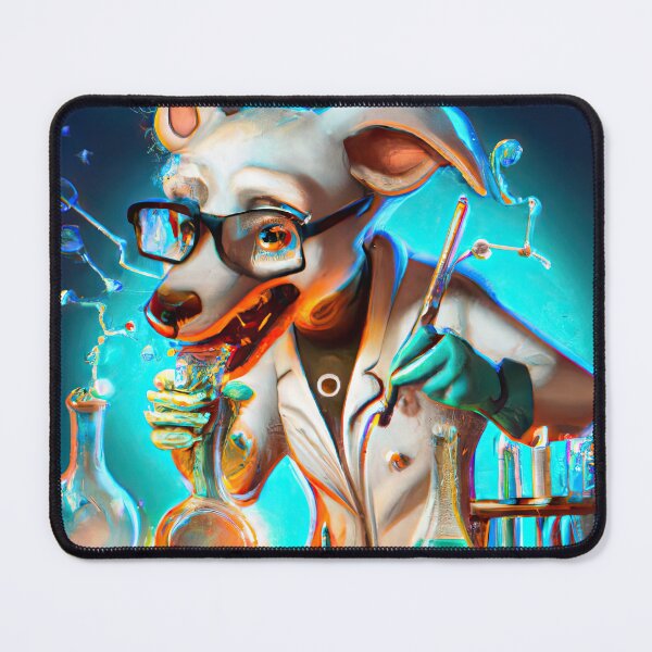 Item preview, Synthwave Scientist Pup A Futuristic Adventure designed and sold by Cosmic-graphics.