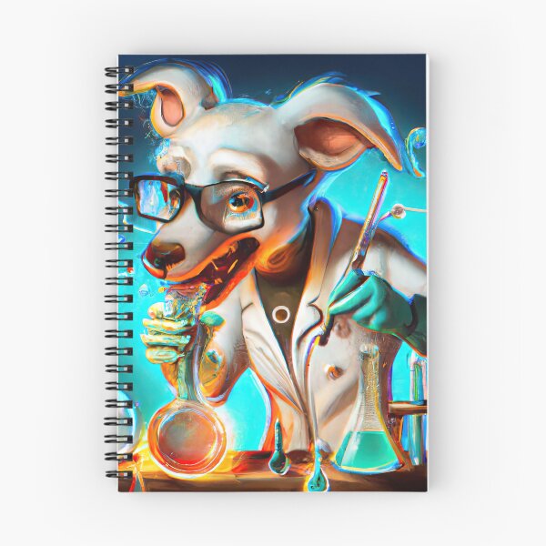 Item preview, Synthwave Scientist Pup A Futuristic Adventure designed and sold by Cosmic-graphics.
