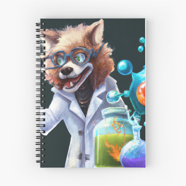 Item preview, Synthwave Lab Pup A Techno-Colorful Dream designed and sold by Cosmic-graphics.