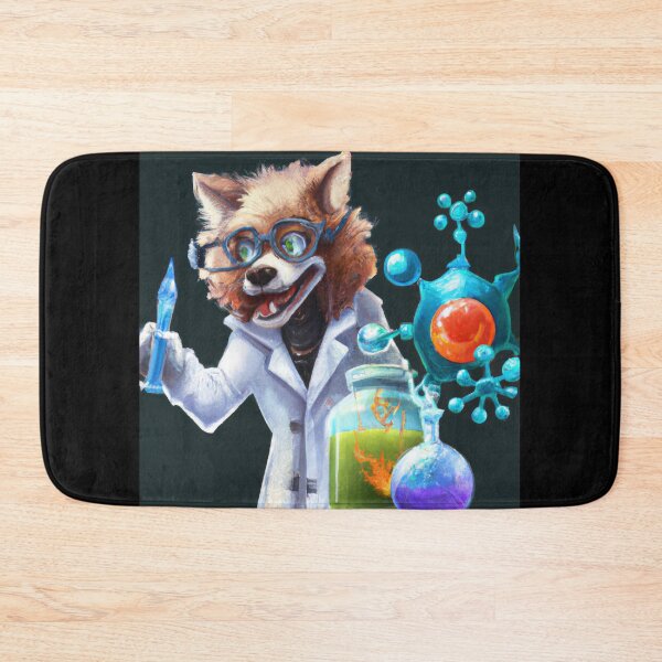 Item preview, Synthwave Lab Pup A Techno-Colorful Dream designed and sold by Cosmic-graphics.