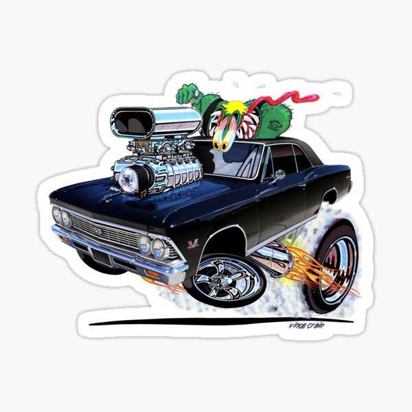 Item preview, Vince Crain 1966 Chevelle black SS designed and sold by vincecrain.