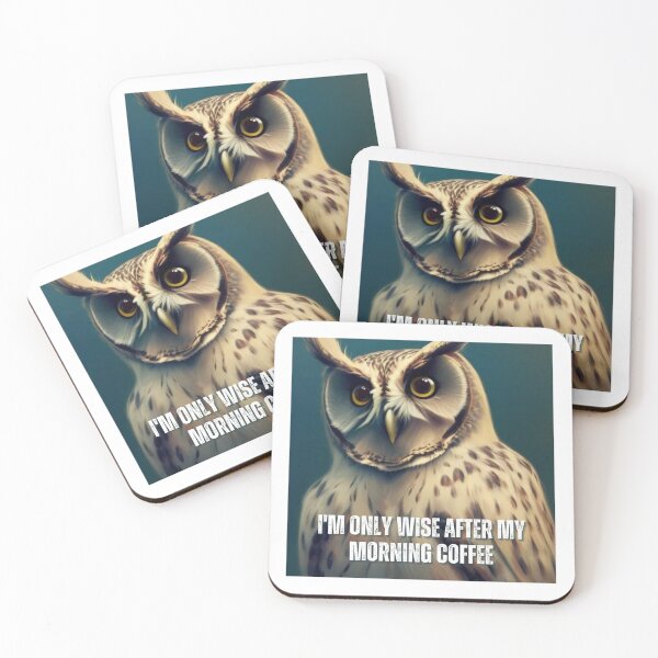 Item preview, I'm only wise after my morning coffee. designed and sold by PhotoDesignNZ.