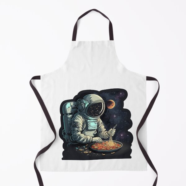 Item preview, Astronaut Eating Dinner Digital Illustration designed and sold by HowlHei.