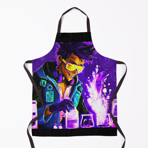 Item preview, Cool Futuristic Scientist in a Synthwave Wonderland designed and sold by Cosmic-graphics.
