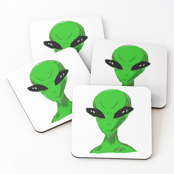 Item preview, alien head designed and sold by afieldofstone.
