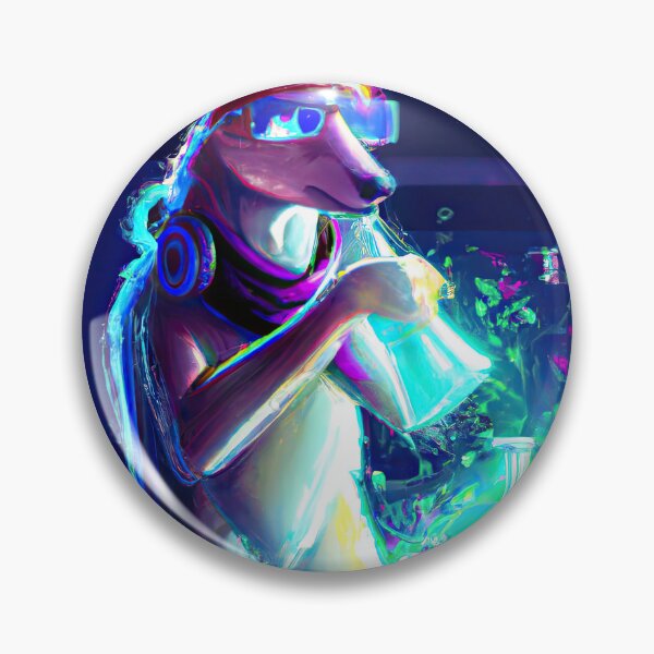 Item preview, Colorful Chemicals and a Synthwave Pup designed and sold by Cosmic-graphics.