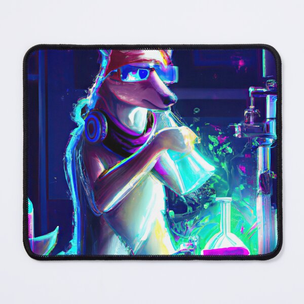 Item preview, Colorful Chemicals and a Synthwave Pup designed and sold by Cosmic-graphics.