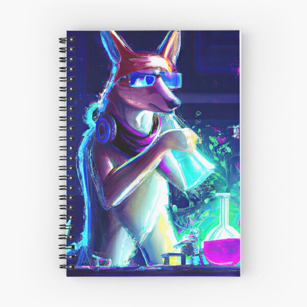 Item preview, Colorful Chemicals and a Synthwave Pup designed and sold by Cosmic-graphics.