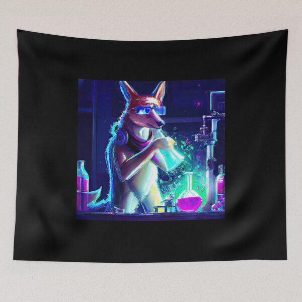 Item preview, Colorful Chemicals and a Synthwave Pup designed and sold by Cosmic-graphics.