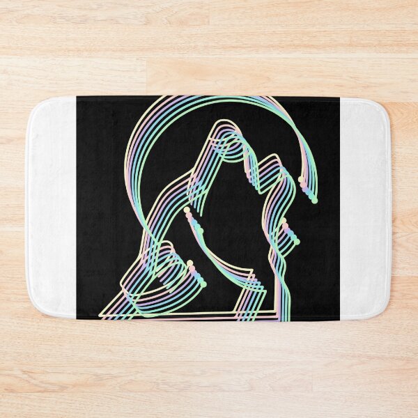 Item preview, Howling wolf in rainbow light designed and sold by SkyisBright.