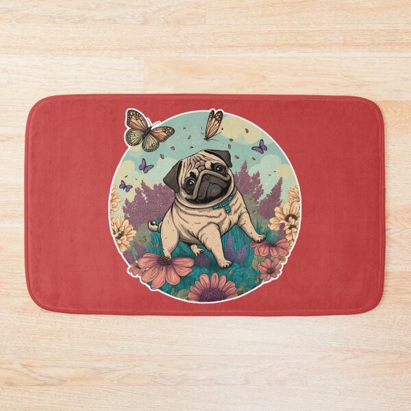 Item preview, Water Colour Pug designed and sold by ZooStateofMind.
