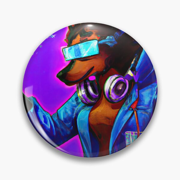 Item preview, Lab Pup A cool Scientific Synthwave Dream designed and sold by Cosmic-graphics.