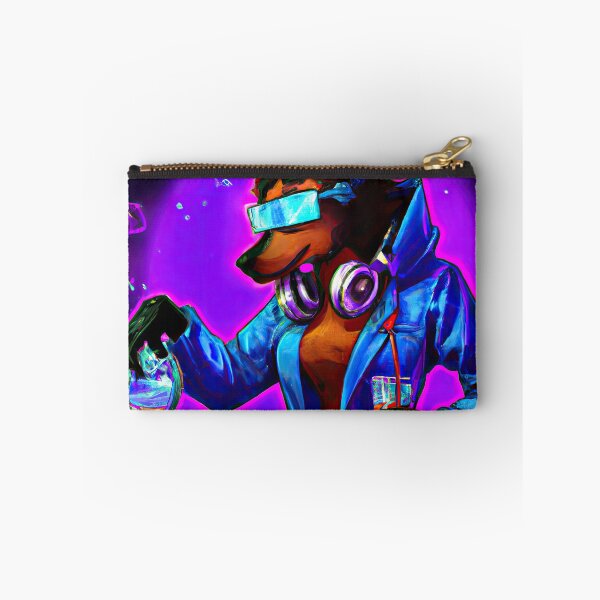 Item preview, Lab Pup A cool Scientific Synthwave Dream designed and sold by Cosmic-graphics.