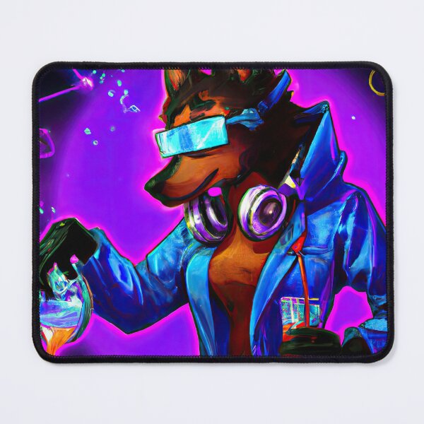 Item preview, Lab Pup A cool Scientific Synthwave Dream designed and sold by Cosmic-graphics.