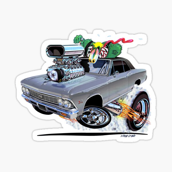 Item preview, Vince Crain 1966 Chevelle silver SS designed and sold by vincecrain.