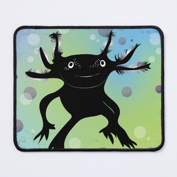 Item preview, Axolotl silhouette underwater designed and sold by EsjCreative.