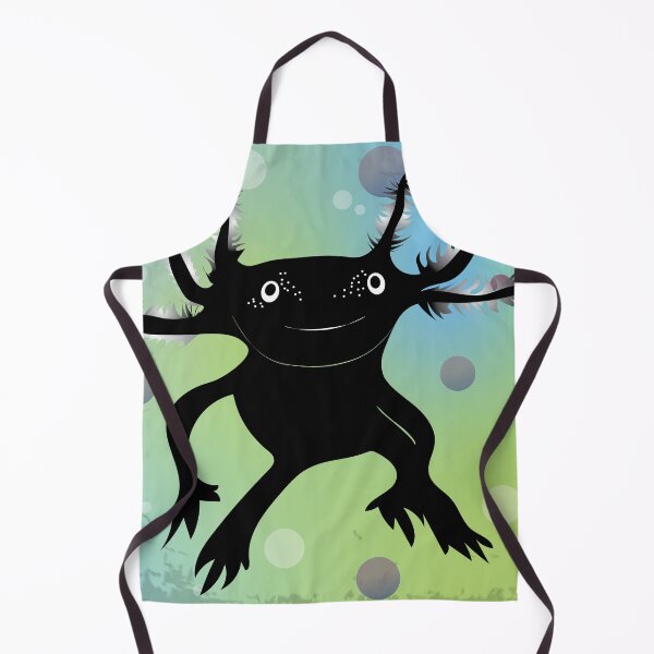 Item preview, Axolotl silhouette underwater designed and sold by EsjCreative.
