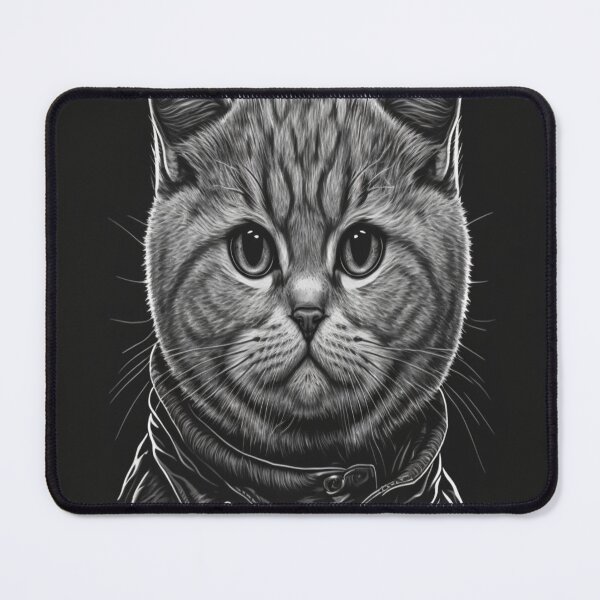 Item preview, The Leather Charm British Shorthair Cat - Famous Posters From The 80s designed and sold by Star_.