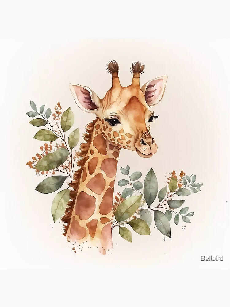 Giraffe Animal Snap Tab - Designs by Little Bee