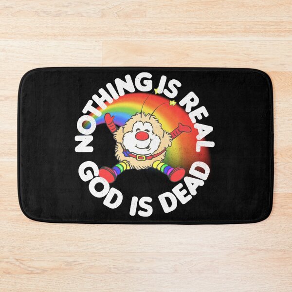 Item preview, Nothing Is Real God Is Dead _ Faded 80s Nihilist Rainbow designed and sold by dyakoveyta.