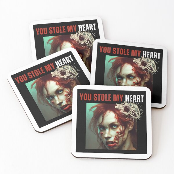 Item preview, You stole my heart (zombie valentine) designed and sold by PhotoDesignNZ.