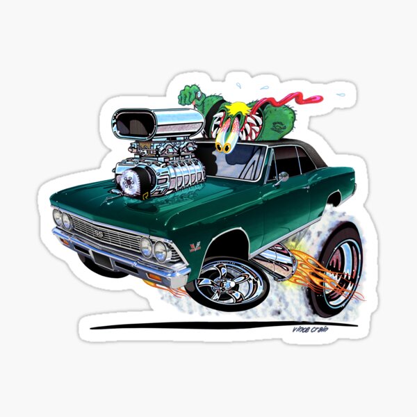 Item preview, Vince Crain 1966 Chevelle turquoise SS designed and sold by vincecrain.