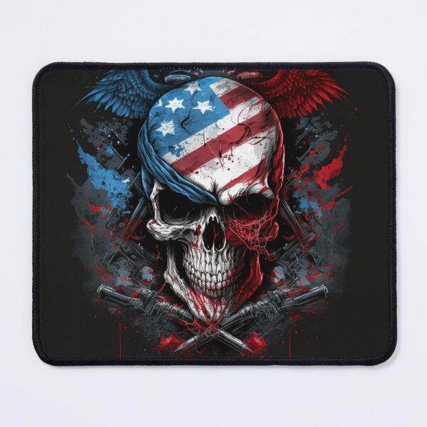 Item preview, American Flag Skull Patriot designed and sold by IntoThe-Future.