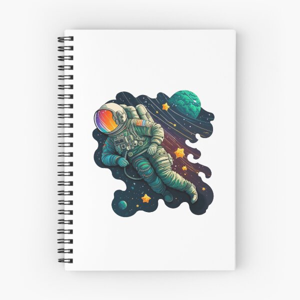 Item preview, Astronaut Floating in space Digital Illustration designed and sold by HowlHei.
