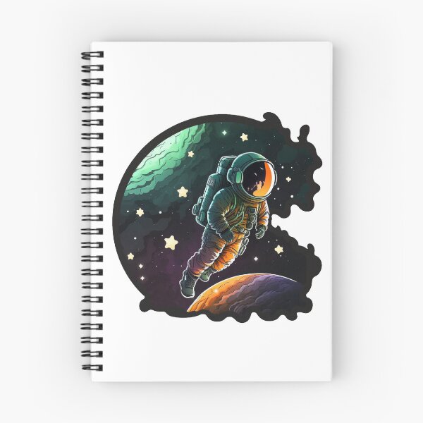 Item preview, Astronaut Floating in space Digital Illustration designed and sold by HowlHei.