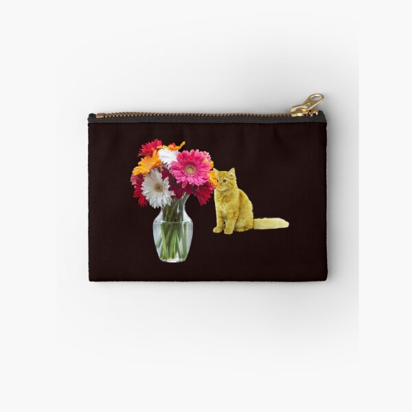 Item preview, Cat Smelling Flowers designed and sold by TheCatmeow2000.