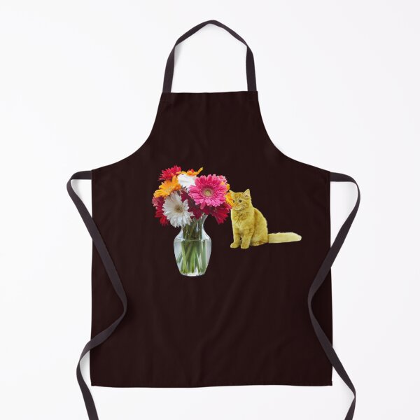 Item preview, Cat Smelling Flowers designed and sold by TheCatmeow2000.