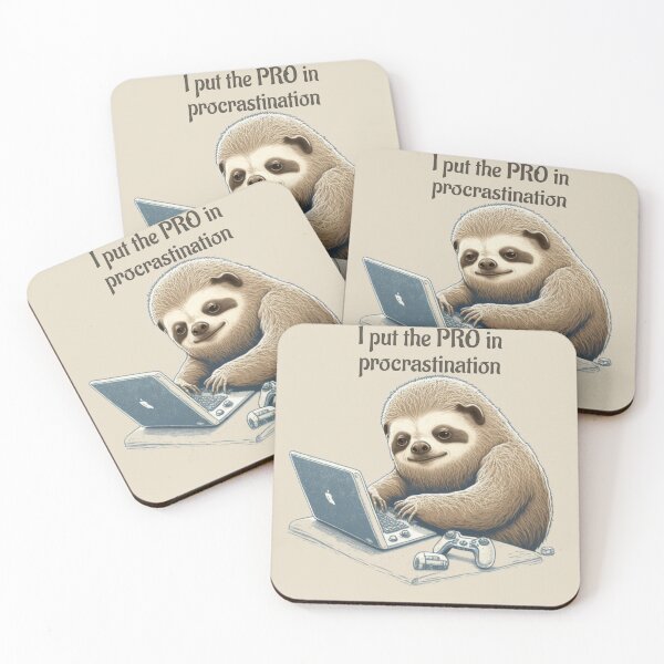 Item preview, Procrastinating Sloth  designed and sold by TheOnlyWayno.