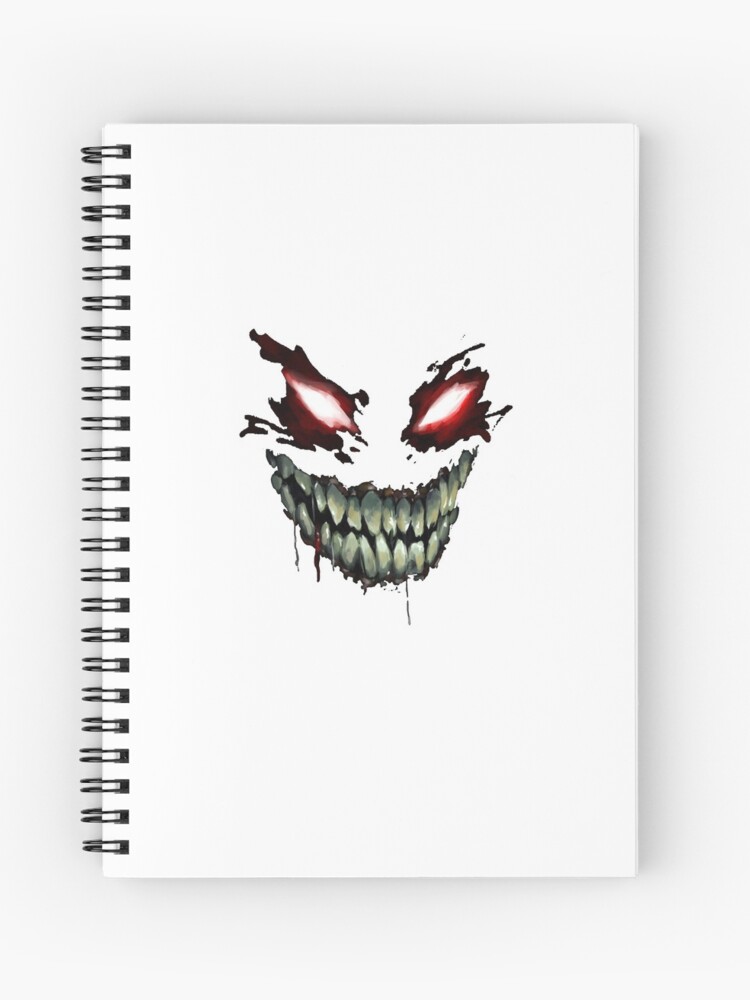 Evil Smile Spiral Notebook By Leen12 Redbubble