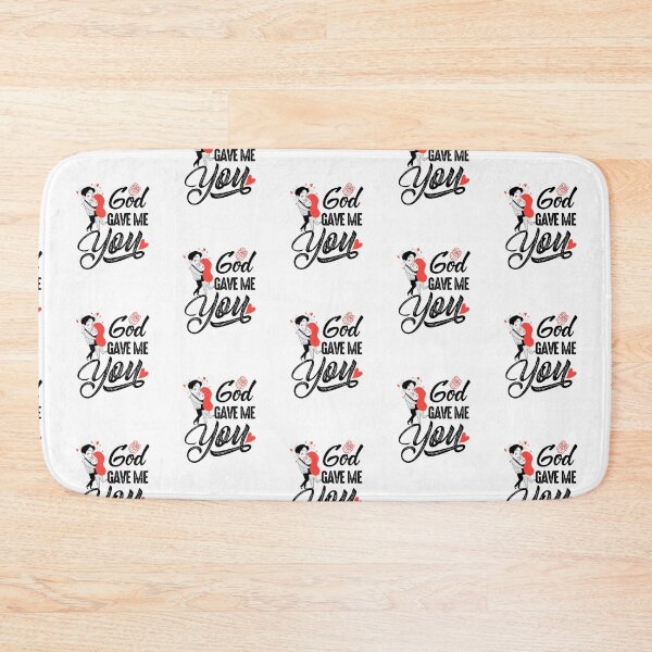 Item preview, God Gave Me You  - Cute Valentine's Day Gift For Couples by FanityPrints designed and sold by FanityPrints.