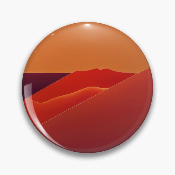 Item preview, Red Geometric Mountain Valley in Desert designed and sold by bryanchvzz.