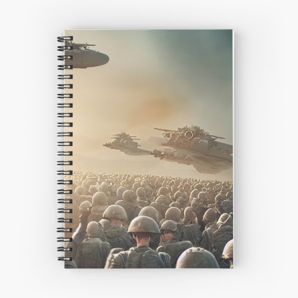 Item preview, Military Soldiers with Gear Running Through Desert with Air Force Helicopters designed and sold by bryanchvzz.