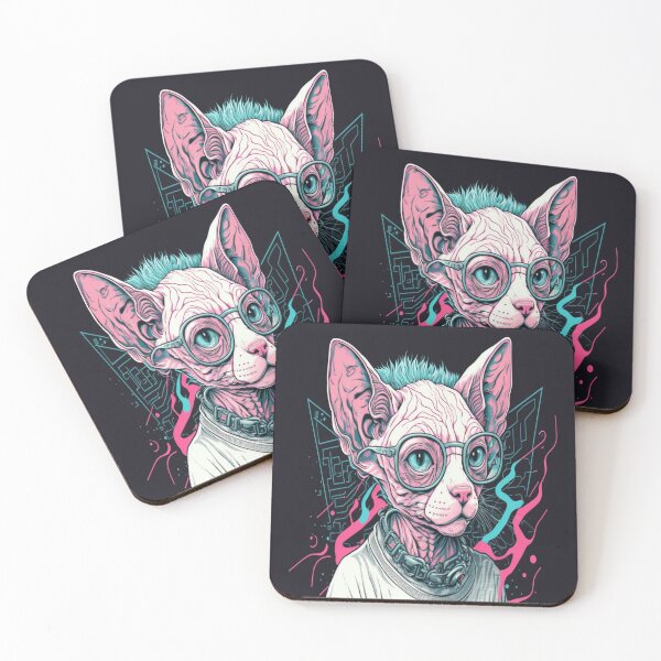 Item preview, Purrfectly Retro Cat - Famous Posters From The 80s designed and sold by Star_.