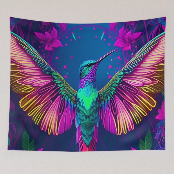 Item preview, Floral Hummingbird  designed and sold by Go Logo Designs.