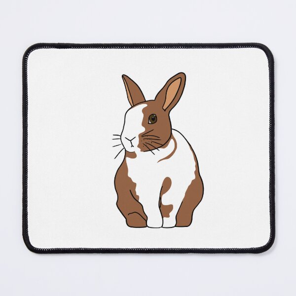 Item preview, Brown and White Rabbit | Cute Bunny designed and sold by bashfulbunnies.