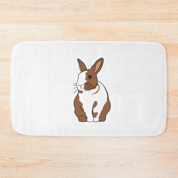 Item preview, Brown and White Rabbit | Cute Bunny designed and sold by bashfulbunnies.