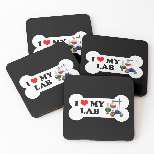 Item preview, I Love My Lab Science Bumper Sticker designed and sold by snazzyseagull.