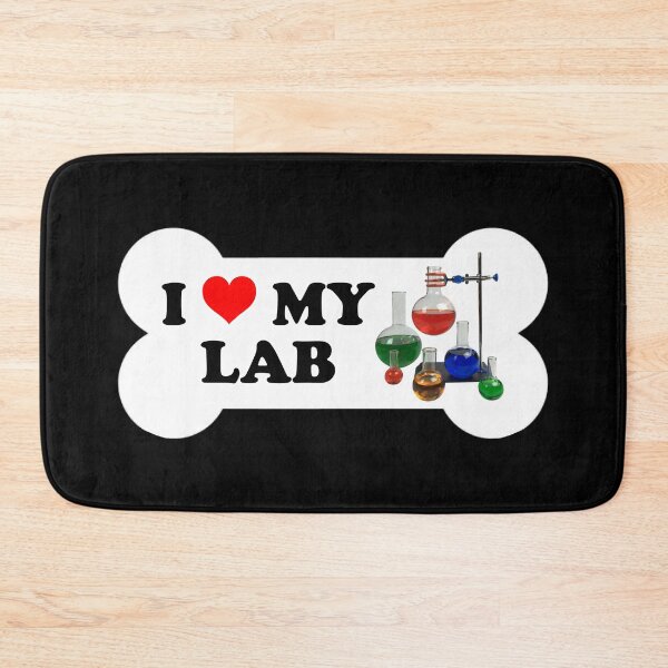 Item preview, I Love My Lab Science Bumper Sticker designed and sold by snazzyseagull.