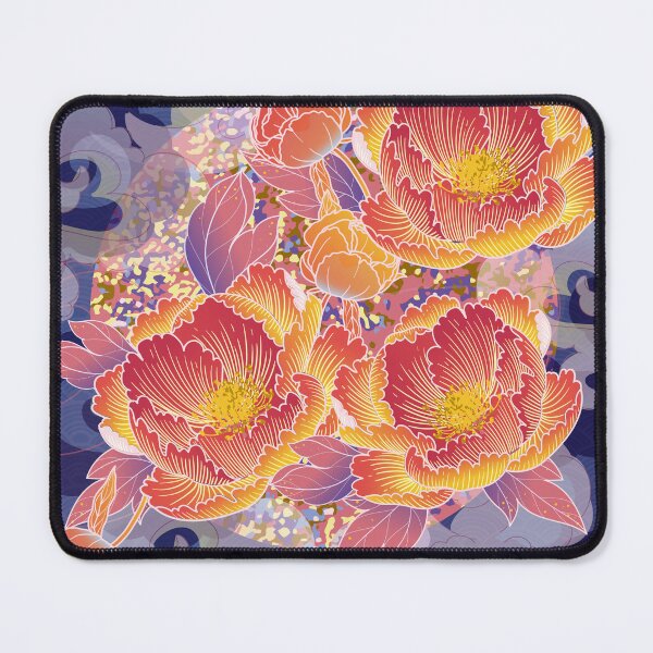 Item preview, traditional classical auspicious cloud peony designed and sold by UnaWu533.