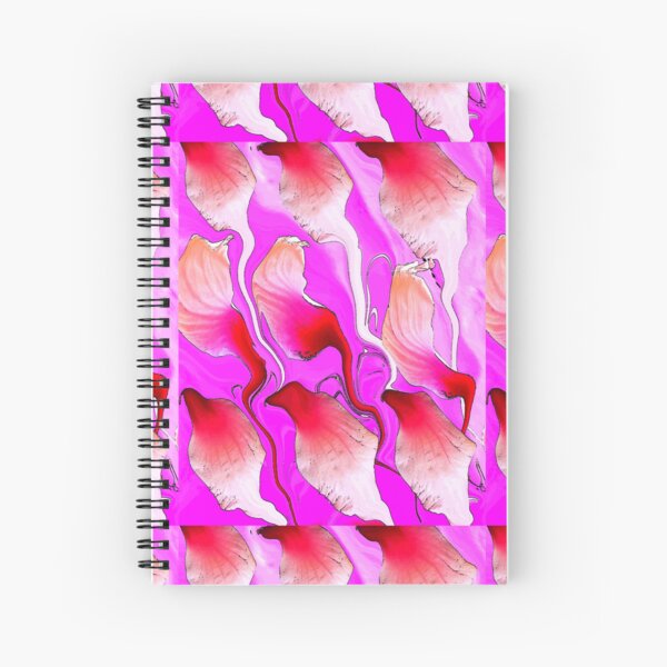 Floating Frangapani Spiral Notebook