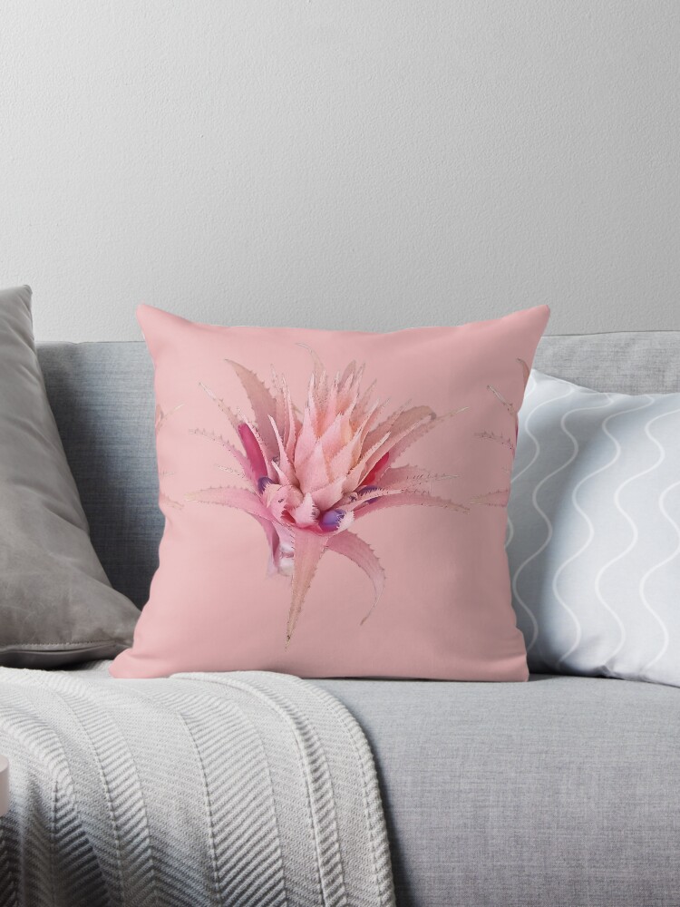 Thumbnail 1 of 3, Throw Pillow, Bromeliad Backyard Beauty designed and sold by Andrew Ballard.